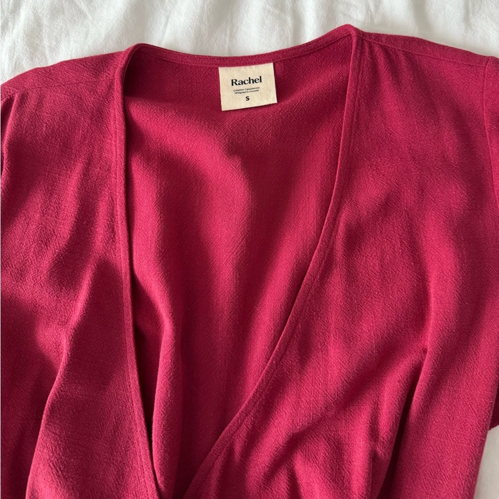 Wrap Linen Dress - Picture 5 of 6